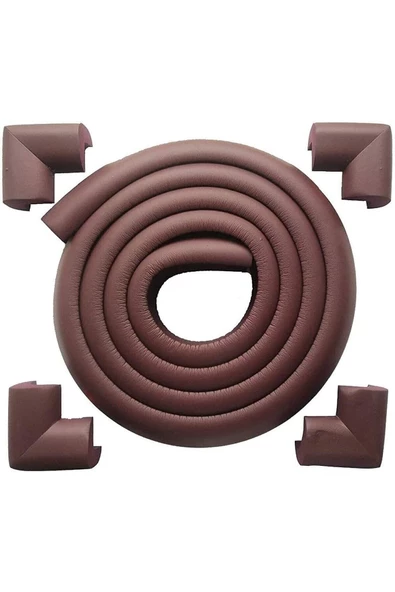 3m Marka Bant Hediyeli 2 Metre 4 Adet Gri Köşe Koruyuculu Esnek Ve Yumuşak Kauçuk Kenar Koruyucu - 11