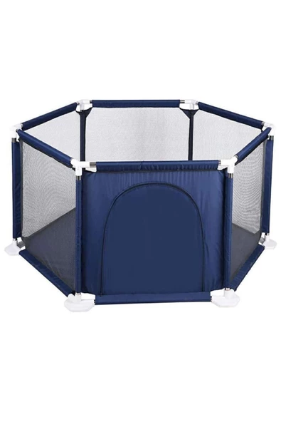 Kolay Kurulum Güvenli Bebek Ve Çocuk Oyun Alanı Oyun Parkı Dayanıklı Taşınabilir 130x115 Cm - 4