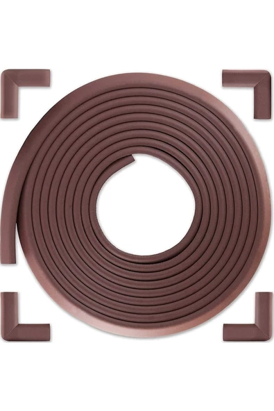 3m Marka Bant Hediyeli 2 Metre 4 Adet Gri Köşe Koruyuculu Esnek Ve Yumuşak Kauçuk Kenar Koruyucu - 9