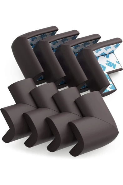 4 Adet Köşe Koruyucu Yastık Saf Kauçuk Masa Sehpa Kenar Köşe Koruyucu Çocuk Bebek Emniyet Koruma - 2