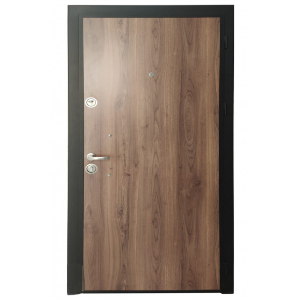 TEZ-1451 Statik Kasalı Kabartmalı Model Çelik Kapı, Daire Kapısı, Villa Kapısı - 4