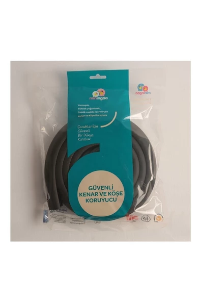 3m Marka Uygulama Bant Ve 2 Metre Esnek, Estetik Ve Yumuşak Kauçuk Mat Siyah Köşe Kenar Koruyucu - 4