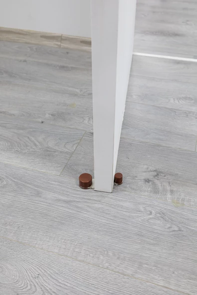 2 Adet Iz Bırakmaz Kolay Montaj Paslanmaz Çelik Mürdüm Renk Kapı Tutucu Ve Kapı Stoperi - 3