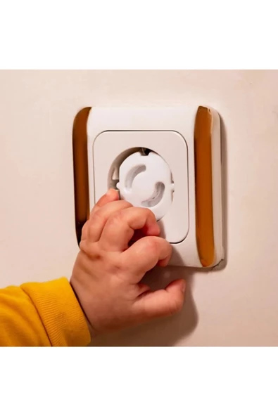 12 Adet Iz Bırakmaz Priz Kapağı, Bebek Ve Çocuk Güvenlik Koruma Piriz Kapatıcı - 4