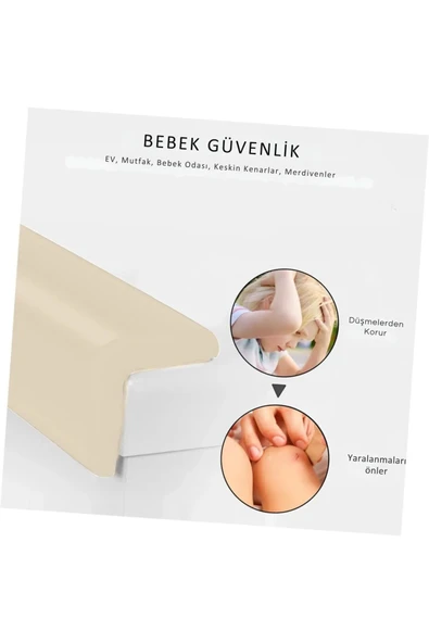 A Kalite 3m Bant 10 Metre 10 Adet Gri Rek Köşe Koruyucu Esnek Ve Yumuşak Kauçuk Kenar Koruyucu - 2