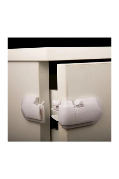 6 Adet Vidasız Iz Bırakmaz Bebek Çocuk Dolap Köşe Kenar Emniyet Çocuk Bebek Güvenlik Emniyet Seti - 7