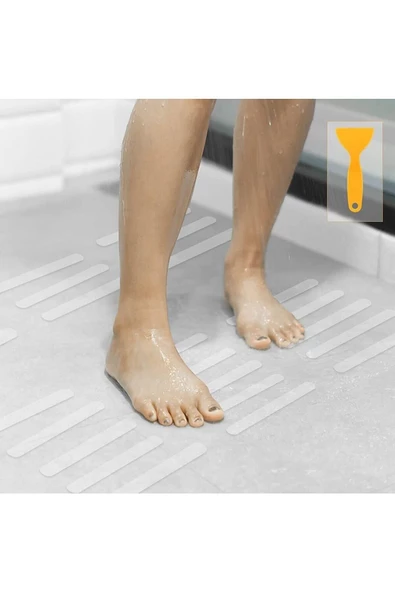 12 Adet Bebek Çocuklar Ve Yetişkinler Kaymaz Şeritler, Islak Ve Kaygan Zemin Bebek Güvenlik - 7