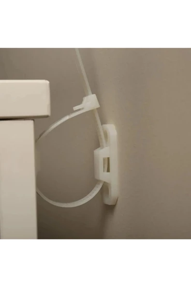 6 Adet Kolay Montaj Mobilya Dolap Raf Mobilya Sabitleyici Seti Bebek Mobilya Koruma Deprem Güvenlik - 2