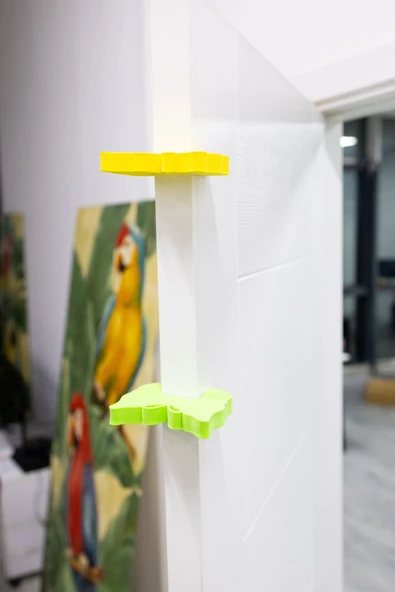 4 Adet Sünger Iz Bırakmaz Kapı Durdurucu Ev Yatak Odası, Pencere Dekoratif Çocuk Ve Bebek Güvenlik - 5