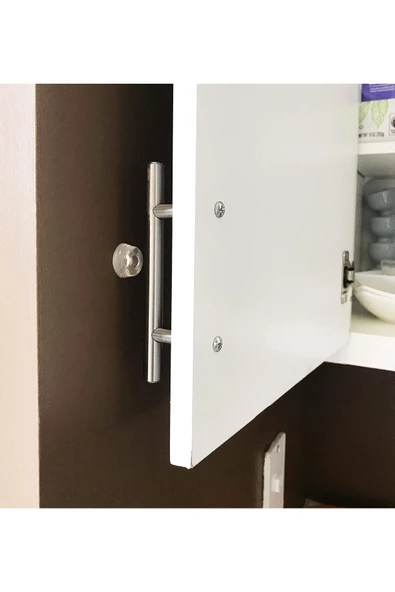 6 Adet Yapışkanlı İz Bırakmaz Silikon Kapı Tamponu Kapı Stoperi Çok Amaçlı Kullanım Mobilya Koruma - 3