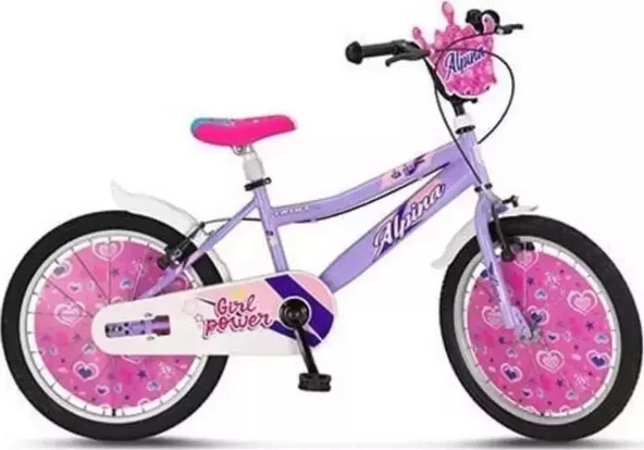 Ümit Alpina 16 Jant V Bmx Bayan Çocuk Bisikleti Lila - 2