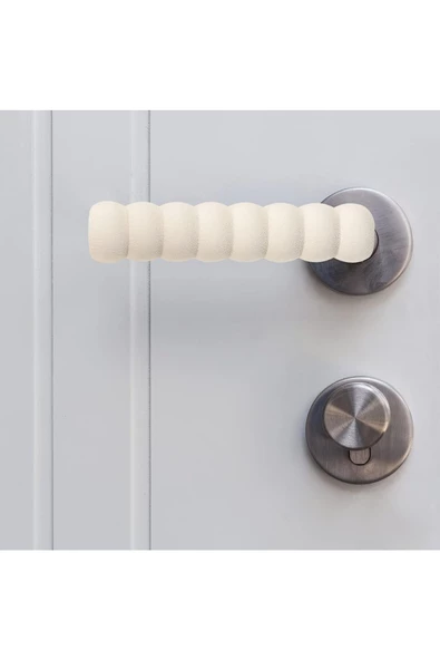 Montajsız Yumuşak Kapı Kolu Darbe Engelleyici Koruyucu Darbe Engelleme Bebek Ve Çocuk Güvenlik Seti - 4