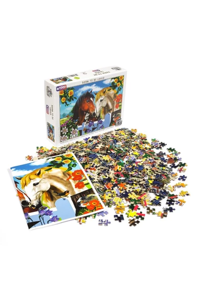 Captainalbatross "Born To Be Loved"  1000 Parça Puzzle H-UV yüksek kalite baskı