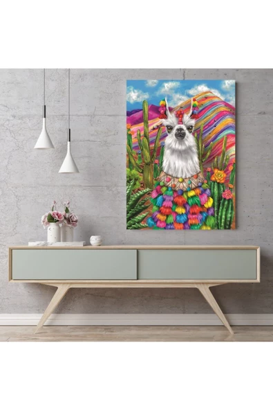 Captainalbatross "Llama Peru" 1000 Parça Puzzle H-UV yüksek kalite baskı. - 2