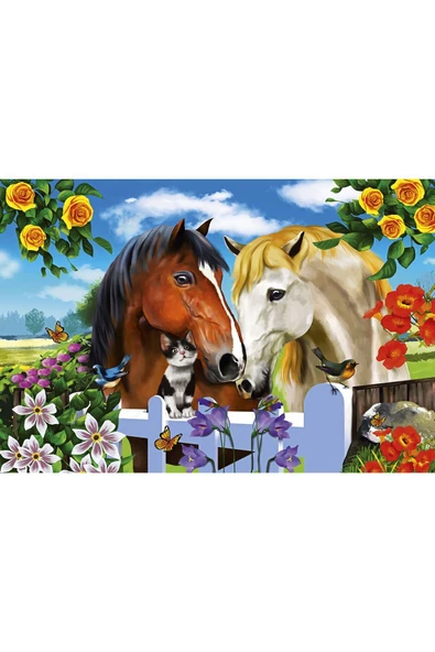 Captainalbatross "Born To Be Loved"  1000 Parça Puzzle H-UV yüksek kalite baskı - 3