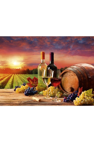 Captainalbatross "Wine Yard" 1000 Parça Puzzle H-UV yüksek kalite baskı. - 3