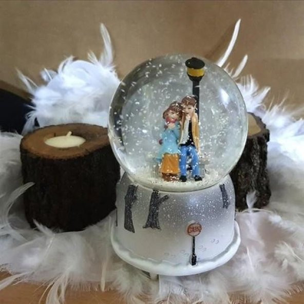 Sokak Lambası B Büyük Boy Kar Küresi - 2