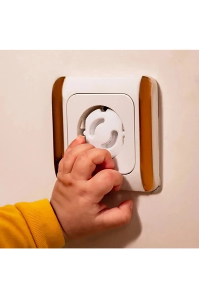 Çocuk Bebek Güvenlik Emniyet Seti 6 Priz Koruyucu, 2 Kapı Stoperi, 2 Çekmece Kilidi - 6