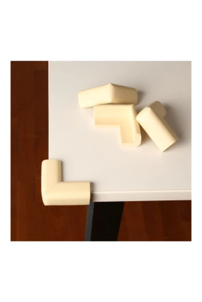 8 Adet 3m Marka Bant Hediyeli Kauçuk Masa Sehpa Köşe Koruyucu Siyah (EV OFİS İŞ YERİ) Bebek Çocuk - Resim 8