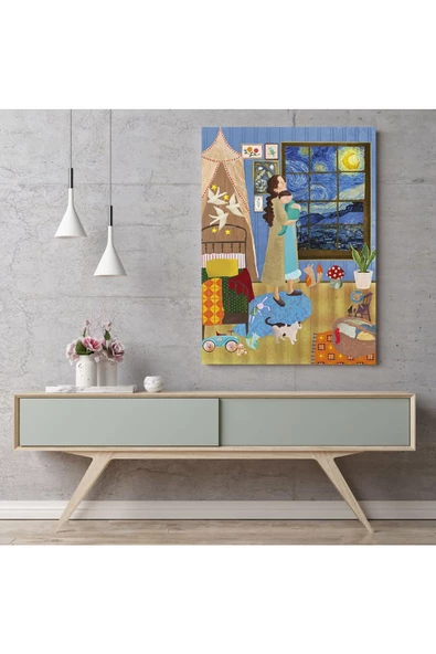 Captainalbatross "Under The Same Moon" 1000 Parça Puzzle H-UV yüksek kalite baskı. - 2