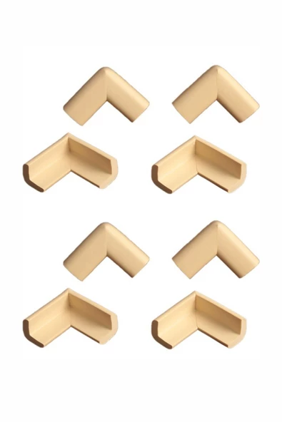 8 Adet 3m Marka Bant Hediyeli Kauçuk Masa Sehpa Köşe Koruyucu Siyah (EV OFİS İŞ YERİ) Bebek Çocuk - Resim 5