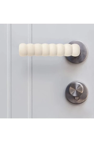 8 Adet Montajsız Yumuşak Kapı Kolu Engelleyici Koruyucu Darbe Engelleme Bebek Ve Çocuk Güvenlik Seti - 2