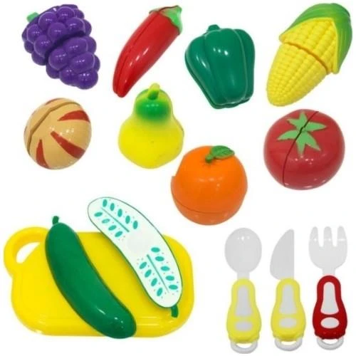 Birlik Kesilebilen Meyve Sebze Kutulu 22 Parça URT007-KUTU-2A/B MOR ÜZÜM-PORTAKAL ürün görseli 1