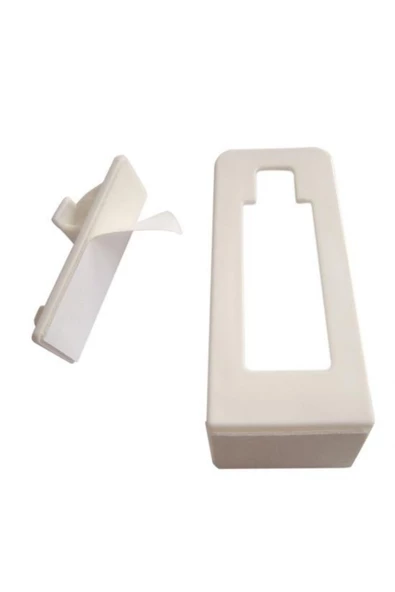 2 Adet Kolay Kullanım Beyaz Renk Gizli Dolap Içi Ve Çekmece Kilit (EV OFİS İŞ YERİ ÇOCUK ODASI) - 3