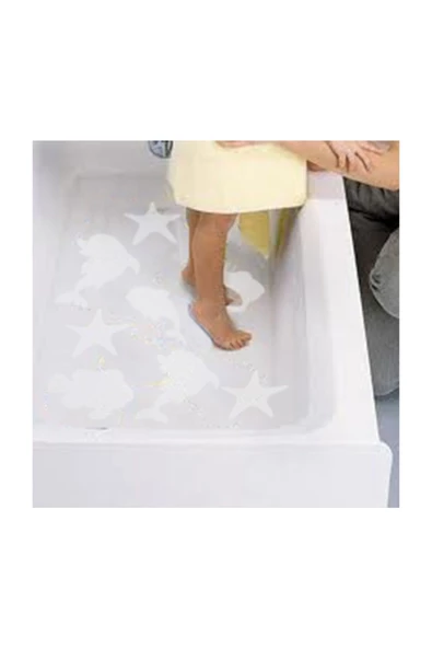 6 Adet Balina Figürlü Banyo Ve Islak Zemin Için Kaydırmaz Bant Islak Ve Kaygan Zemin Bebek Güvenlik - 3