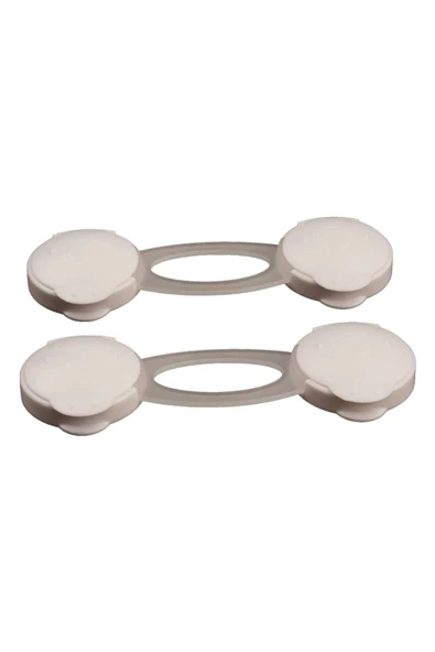 8'li Kolay Montajlı Dolap Kilidi Özel Tasarım Iz Bırakmaz Bantlı Çocuk Bebek Güvenlik Emniyet Seti - 5