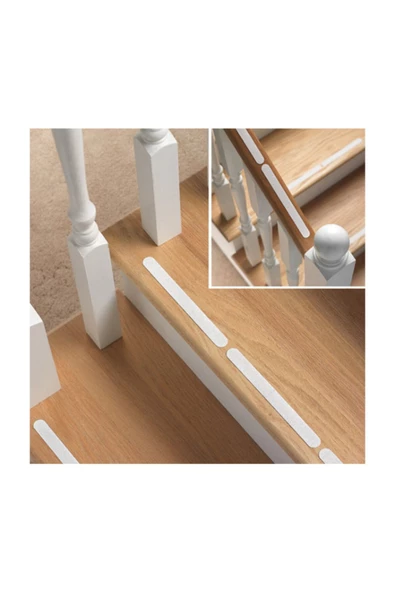 6 Adet Uzun Bebek Çocuklar Ve Yetişkinler Kaymaz Şeritler, Islak Zemin Için Kaydırmaz Bant Banyo Wc - 2