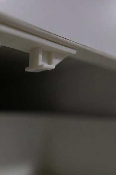 2 Adet Kolay Kullanım Beyaz Renk Gizli Dolap Içi Ve Çekmece Kilit (EV OFİS İŞ YERİ ÇOCUK ODASI) - 2