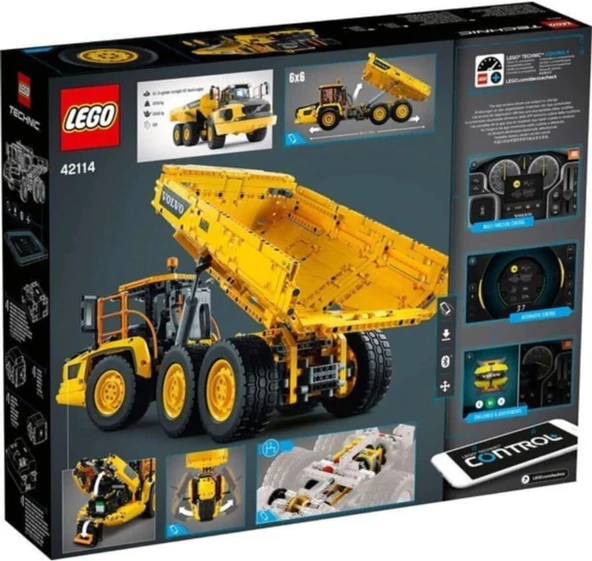 LEGO 42114 Technic 6x6 Volvo Mafsallı Kamyon - 2
