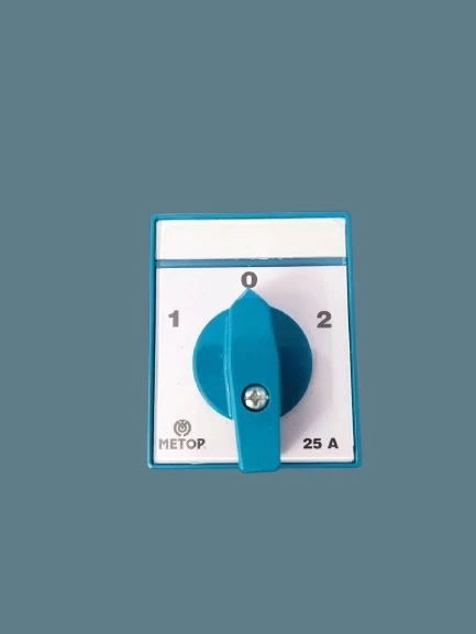 METOP 3x25A Üç Fazlı Trifaze Enversör Yön Değiştirici Pako Şalter(1-0-2 sağ - Sol)