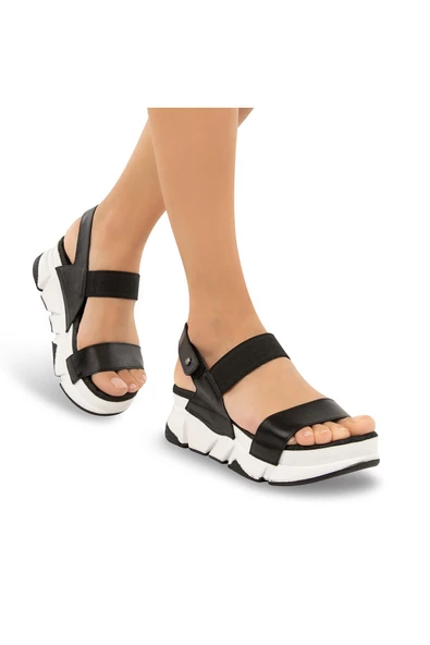 Muya Keid Anatomik Taban Topuk Dikeni Kadın Sandalet - 8