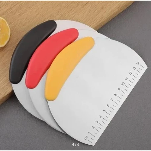 Paslanmaz Çelik Hamur Kesme ve Şekillendirme Spatulası - 5
