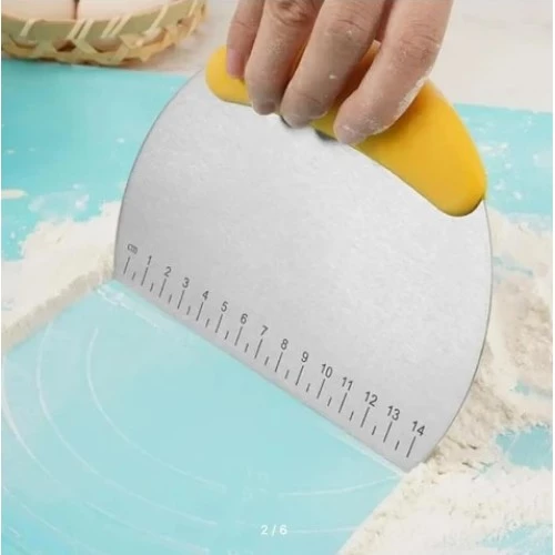 Paslanmaz Çelik Hamur Kesme ve Şekillendirme Spatulası - 2