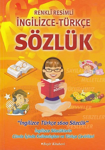 Renkli Resimli İngilizce-Türkçe Sözlük