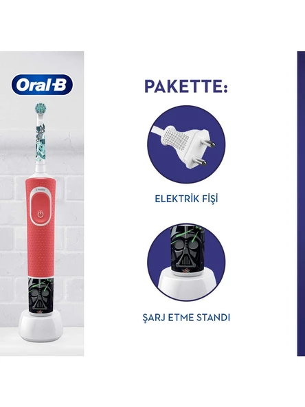 Oral-B D100 Vitality Star Wars Özel Seri Çocuklar İçin Şarj Edilebilir Diş Fırçası - 3