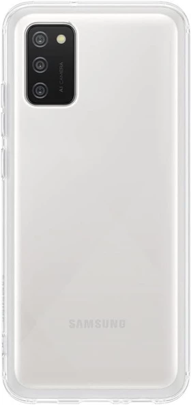 Galaxy A12 Soft Clear Cover Case - Şeffaf