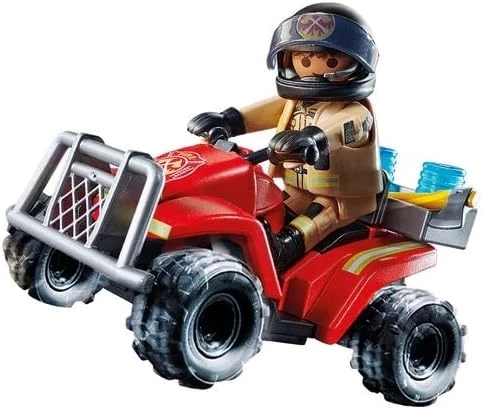 Playmobil City Action 71090 Yangın için Dörtçeker Arazi Aracı Geri Çekilebilir Motorlu, eğlenceli yaratıcı rol yapma oyu - 2