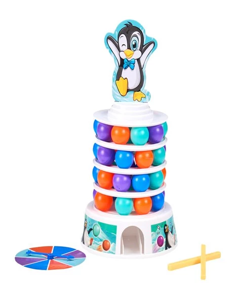 Dostoys Akrobatik Penguen Kutu Oyunu - Resim 3