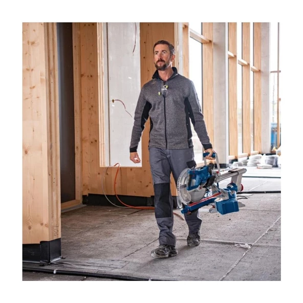 Bosch GCM 18V-254 D Çift Akülü 8 Ah Gönye Testere - 5