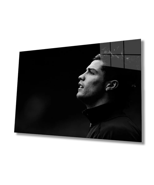 Siyah Beyaz İnsan Fotoğrafları Dekoratif ve Modern Cam Tablo