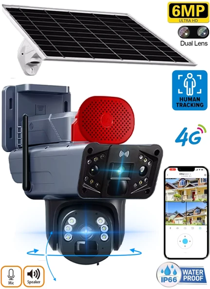 O-Kam 3915 Full HD Solar Gece Görüşlü Güvenlik Kamerası