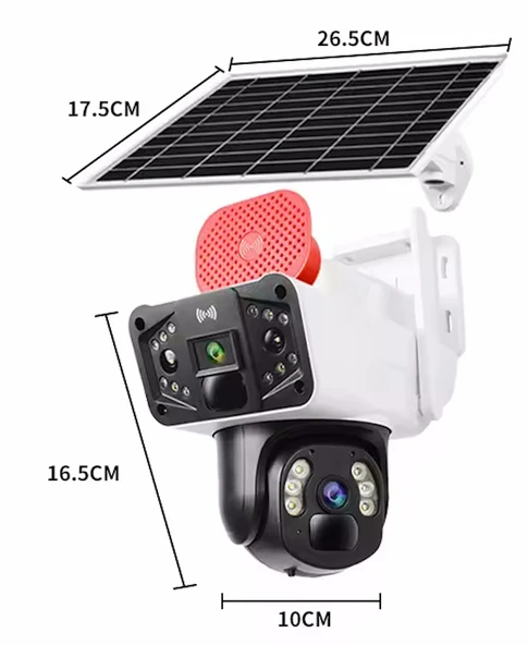 O-Kam 3915 Full HD Solar Gece Görüşlü Güvenlik Kamerası - 3