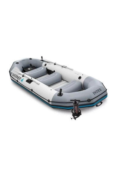İntex 68376 Mariner 4 Şişme Bot Set 320 Kg 328X145X48cm Kürek-Pompa Set - 3