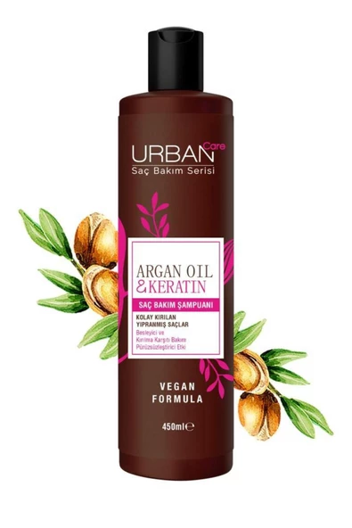 Argan Yağı Kolay Kırılan Yıpranmış Saçlara Özel Saç Bakım Şampuanı-vegan-450 Ml - 3