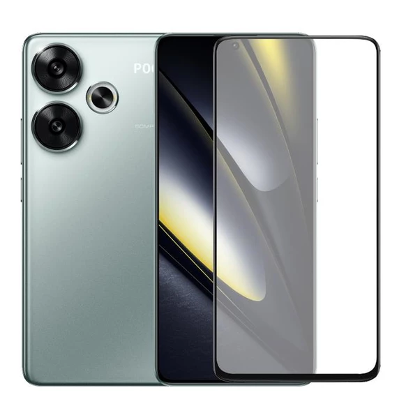 Smody Xiaomi Poco F6 Ekran Koruyucu Kırılmayan 5D Tam Ekran Seramik Nano - Resim 2