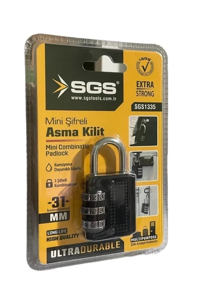 SGS SGS Mini Şifreli Asma Kilit - 2